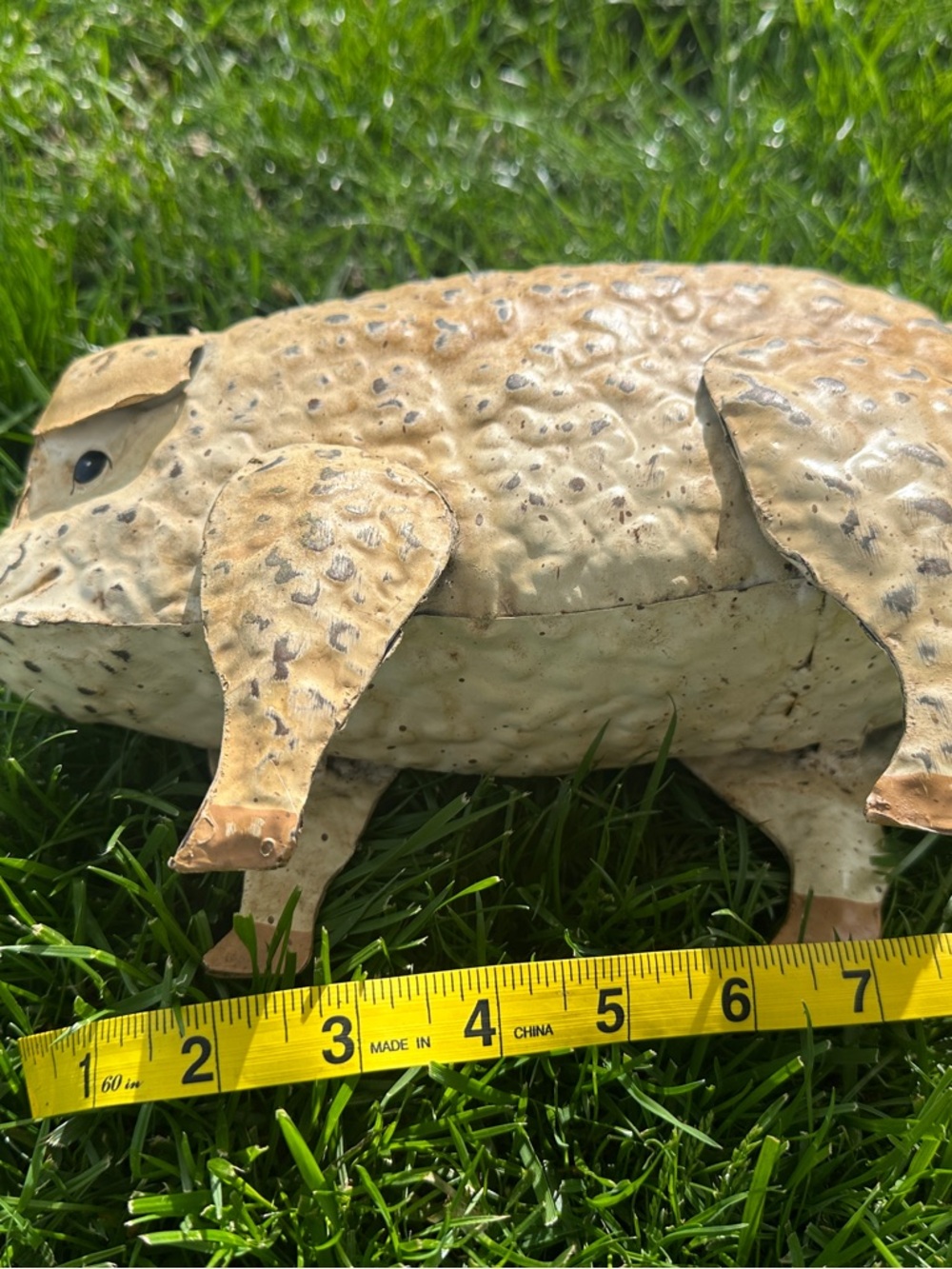 Decorative Rustic Pig - Picture 2 of 3